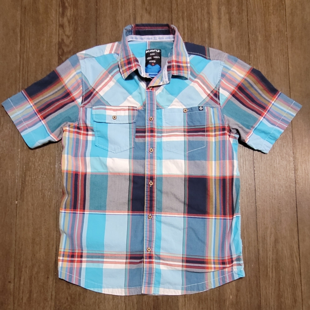 Kava Button Up Shirt Men's Size M